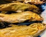 残った塩焼と炊飯器de鮎飯作り方1写真