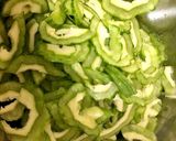 ゴーヤとツナのパスタ★冷製カッペリーニ作り方1写真