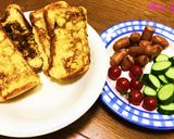 簡単！ふわふわフレンチトースト朝ごはん作り方12写真