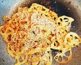 レンコンのきんぴら作り方6写真