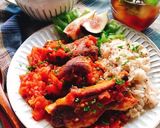 簡単！鶏肉のトマト煮カチャトーラ(動画有作り方15写真