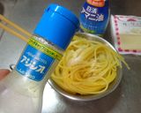 最速のアマニ油のにんにくパスタ作り方14写真