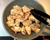 作り置き*減塩*鶏むねハニーマスタード作り方5写真