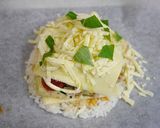 簡単！山盛りツナ茄子トマトのピザ風ドリア作り方3写真