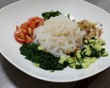 しらたき＆薬味で冷やし麺☆ダイエット.3作り方1写真