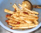 ビールに合う★梅香るごぼうスティック作り方3写真