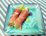 ✿パパッと❀生ハムレタス✿作り方4写真