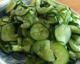 簡単副菜☆塩もみキュウリのおかかポン酢作り方4写真