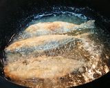 海苔塩味の豆鯵の唐揚げ作り方3写真