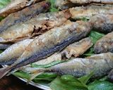 海苔塩味の豆鯵の唐揚げ作り方4写真