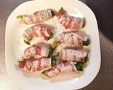万願寺とうがらしの豚肉巻き作り方4写真