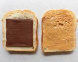チョコピーナツバターのホットサンド作り方1写真