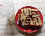 チョコピーナツバターのホットサンド作り方3写真