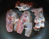 ベーコンエッグのアメリカンサンド作り方1写真