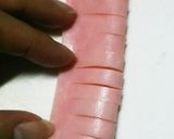 お弁当の隙間埋めに♪ハムのお花♡作り方3写真
