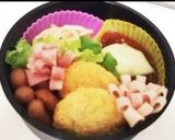 お弁当の隙間埋めに♪ハムのお花♡作り方5写真