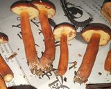 チチタケなど天然キノコと茄子の味噌炒め！作り方1写真