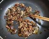 チチタケなど天然キノコと茄子の味噌炒め！作り方7写真