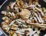 チチタケなど天然キノコと茄子の味噌炒め！作り方11写真