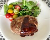 アボカドとチーズのふわふわハンバーグ作り方16写真
