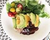アボカドとチーズのふわふわハンバーグ作り方17写真