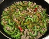 四川風☆ゴーヤの肉味噌あん素麺作り方3写真