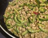 四川風☆ゴーヤの肉味噌あん素麺作り方5写真