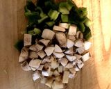 生姜と肉野菜炒めをのせた厚揚げ豆腐作り方2写真