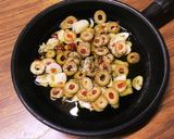 ペペロンチーノwithグリーンオリーブ作り方6写真