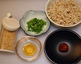 ❤胡麻ずくし！玄米梅ごはん❤作り方1写真