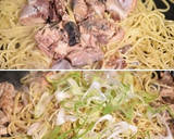 サバの水煮缶でやみつき☆ねぎ塩焼きそば作り方3写真