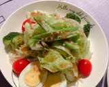 サラダスパゲッティー作り方3写真