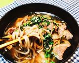 ずぼらna牛肉そば・牛肉うどん作り方2写真