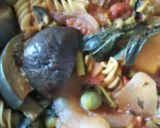 辛トマトパスタ丼(血管ダイエット1276作り方2写真