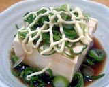 さっぱりおいしい♬ねぎマヨぽん酢ｄｅ冷奴作り方6写真