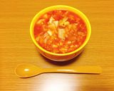 栄養満点！豆腐ともち麦のスープ作り方3写真
