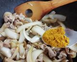 玉ねぎとしめじのカレー炒め作り方6写真