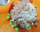 楽うまっ！トマトと枝豆のデリ風ツナサラダ作り方2写真