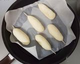 フライパンで～♪アメリカンドッグまん作り方4写真