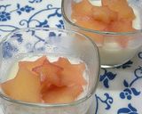 ✨牛乳ゼリーにりんご赤ワイン煮✨作り方6写真