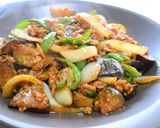 豚ひき肉と夏野菜の味噌カレー炒め！作り方9写真