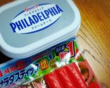 ∗カニカマとクリームチーズのおにぎり∗作り方3写真