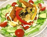 水菜とたっぷり野菜南蛮deサラダうどん♬作り方6写真