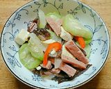 沖縄風ポークとへちま炒め作り方8写真
