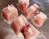 *カジキとアボカド*作り方1写真