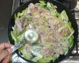 簡単ナンプラー野菜炒め♪クルミ鶏肉セロリ作り方6写真