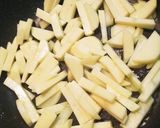 じゃがいもとピーマンの甘辛炒め*作り方2写真