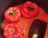 パプリカの詰め物焼き作り方6写真
