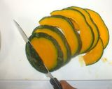 焼き野菜の山椒塩♪簡単かぼちゃ・ねぎ作り方2写真
