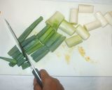 焼き野菜の山椒塩♪簡単かぼちゃ・ねぎ作り方3写真